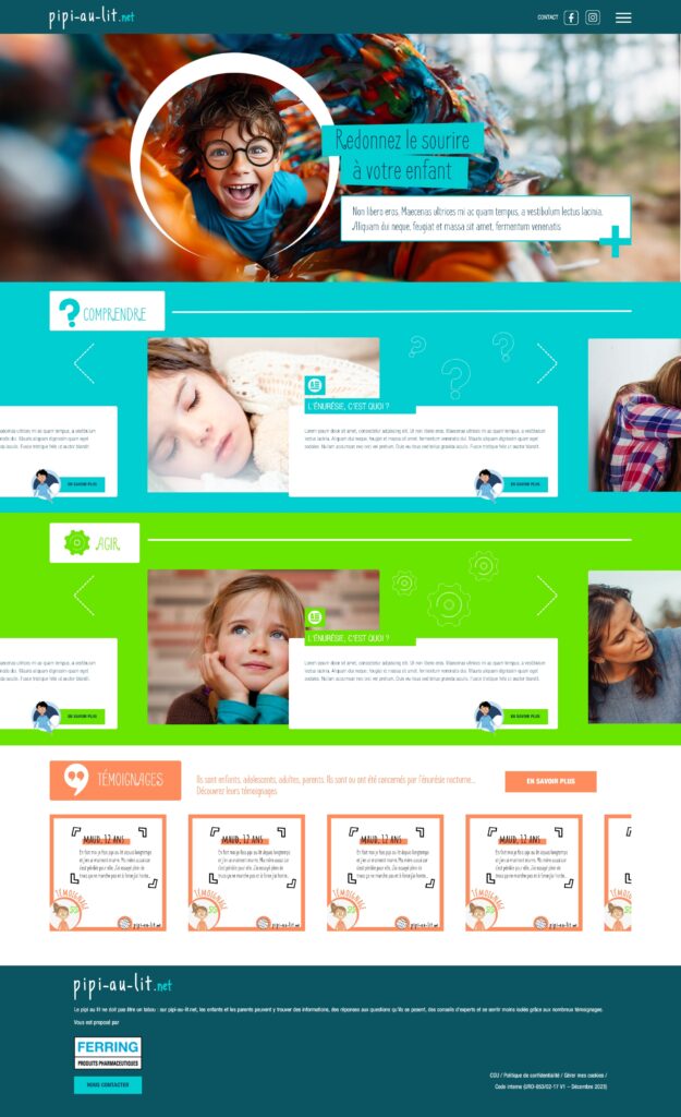 conception et réalisation site internet laboratoire pharmaceutique et biotech